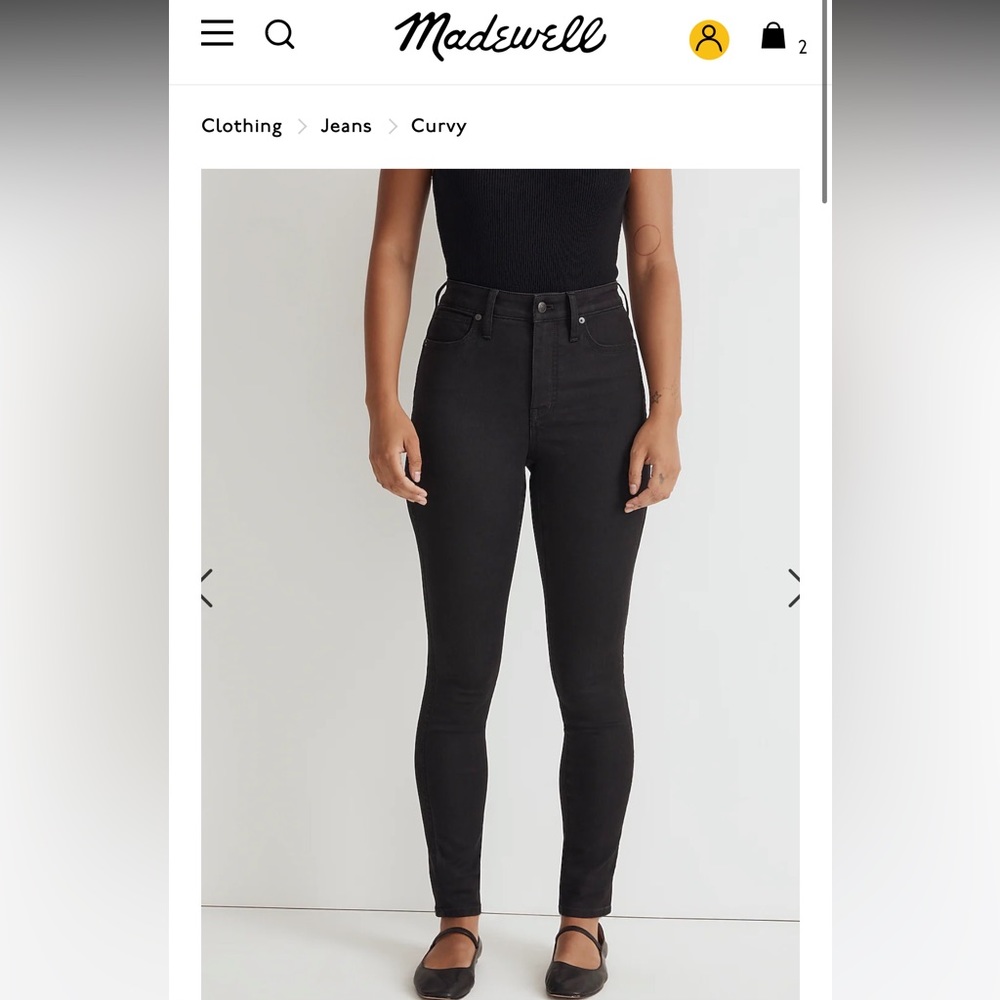 Madewell - Curvy High Rise Skinny - Size 26P